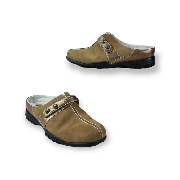 COLEHAAN SHEARLING SUEDE SLIPON SHOES Women main image 3